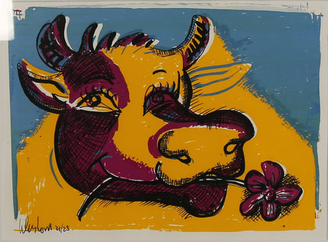 Peter Klashorst - Yellow Cow