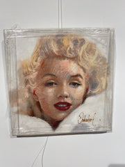 Peter Donkersloot - Marilyn Monroe - Ingeschilderde Giclee op linnen