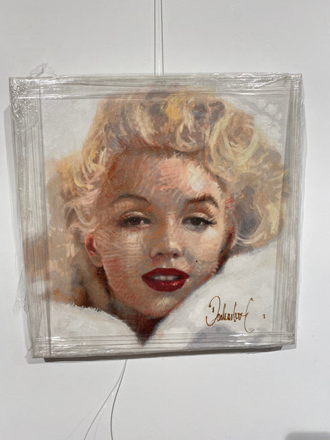 Peter Donkersloot - Marilyn Monroe - Ingeschilderde Giclee op linnen