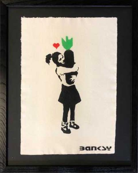 Banksy - Bomb Girl