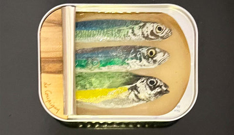 Ortaire de Coupigny - Fish Can IIII - 11 cm x 8 cm