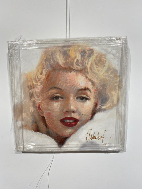 Peter Donkersloot - Marilyn Monroe - Ingeschilderde Giclee op linnen