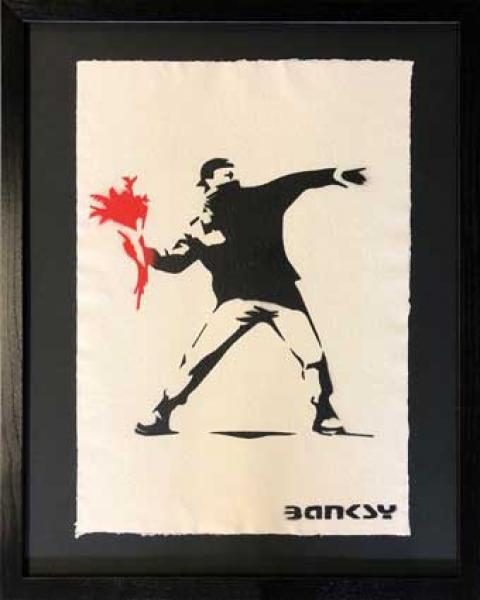 Banksy - Lanceur de fleurs