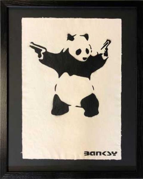 Banksy - street panda